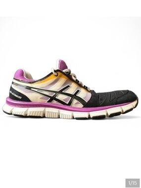 Asics Gel-Sting33 Multicolor Suede Mesh Running Sneakers Size 8‎
